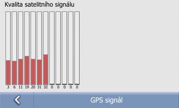 Krok 1: Získání pozice GPS Po prvním spuštění navigačního programu MioMap může určení GPS pozice trvat i několik minut.