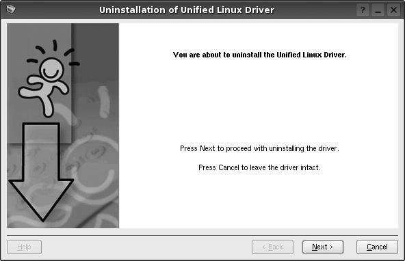 5 安装完毕后, 单击 Finish ( 完成 ) 卸载 Unified Linux Driver 1 出现 Administrator Login ( 管理员登录 ) 窗口时, 在 Login ( 登录 ) 字段中键入 root 并输入系统密码 注意 : 必须以超级用户 (root) 身份登录才能安装打印机软件 如果您不是超级用户, 请询问系统管理员 2 插入打印机软件光盘 光盘会自动运行