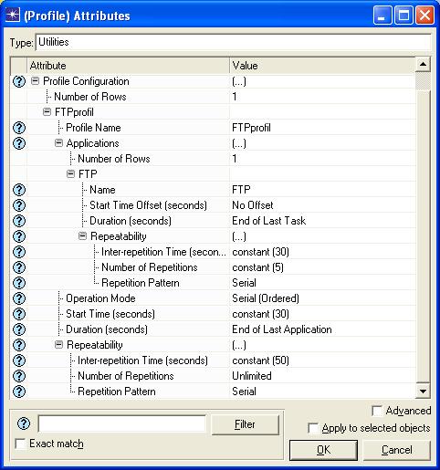 parametrech Profile Configuration\Number of Rows =