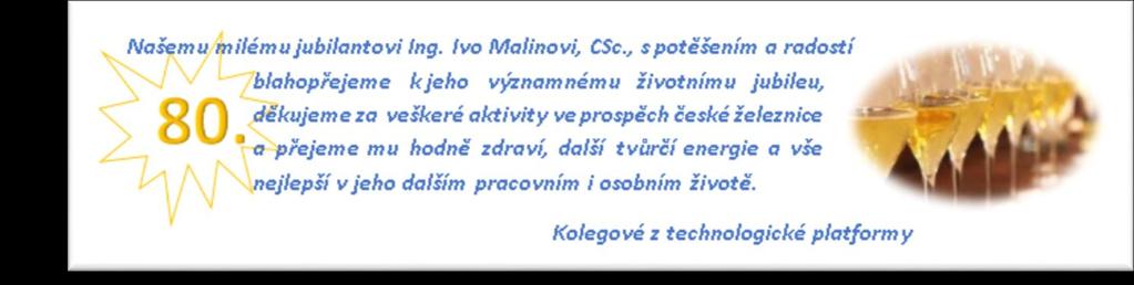 Jsme potěšeni, že Ing. Ivo Malina, CSc.