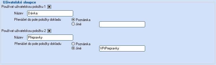 UŽIVATELSKÁ DATA V této sekci jsou popsány možnosti práce s dalšími daty, které mohou být čtečkou načítány (mimo tzv. základních dat Rozlišení, EAN, Množství, VČ/Šarže).