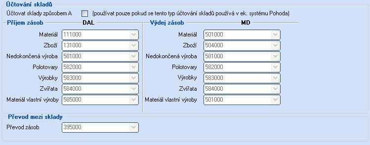 Jejich použití se aktivuje zaškrtnutím pole Používat Uživatelskou položku1/2. Dále se specifikuje název pole v tabulce načtených dat a pole, do kterého se mají ve vytvořeném dokladu tato data ukládat.