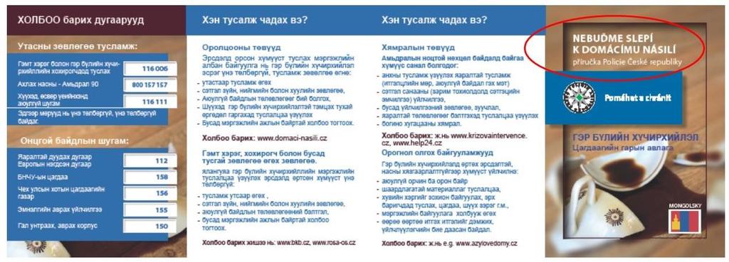 stavu bylo za rok 2016 provedeno 1316 těchto preventivních vykázání násilných osob ze společného obydlí, a to dost často z řad menšin nebo cizinců.