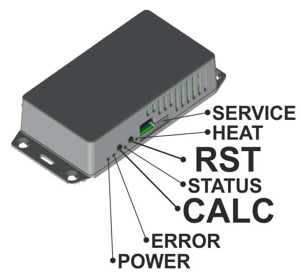 Modul elektroniky řízení ohřevu vody Řídící elektronika je umístěná