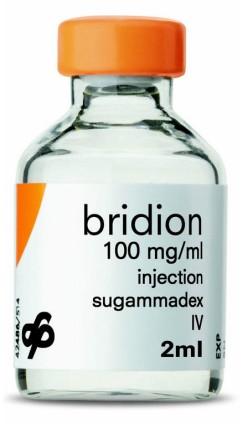 BRIDION - Indikace BRIDION je indikován pro reverzi