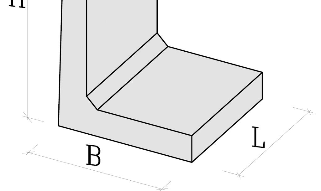 Poznámka: Volitelná výška stěny v šířkovém modulu paty stěny(b) do 1m ( max. H = 1,8m), do 1,25m ( max. H= 1,8m), do 2,4m ( max. H=2,9m).