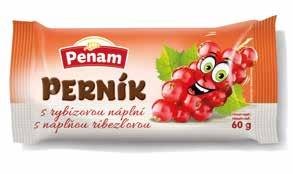 PERNÍKY 41517 Perník se švestkovou 60 g B náplní 41512 Perník s jahodovou 60 g B náplní 41519 Perník s meruňkovou 60 g B náplní 41516 Perník s rybízovou 60 g B náplní 41523 Perník s