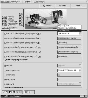 5 Spuštění programu "Tahový navíječ" Parametry průmyslové sběrnice a uspořádání procesních dat Obr.