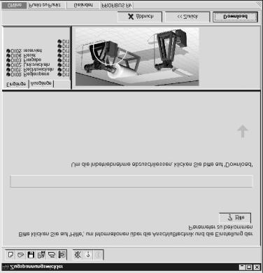 5 Spuštění programu "Tahový navíječ" Download Zmáčkněte tlačítko "Download", dojde k automatickému nastavení všech nezbytných parametrů
