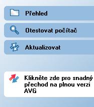 Oranžová ikona informuje o stavu, kdy jedna (nebo více) komponent není správně nastavena. Nejedná se o kritický problém, pravděpodobně jste se sami rozhodli některou komponentu deaktivovat.