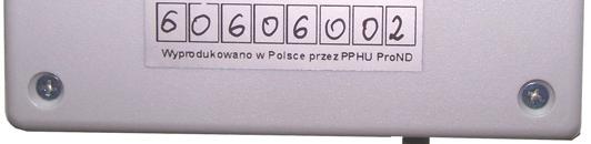 Rádiový vysílač musí být připojen k regulátoru firmy PPHU ProND vybaveného zásuvkou RJ 12 pomocí 4-žilového telefonního kabelu.