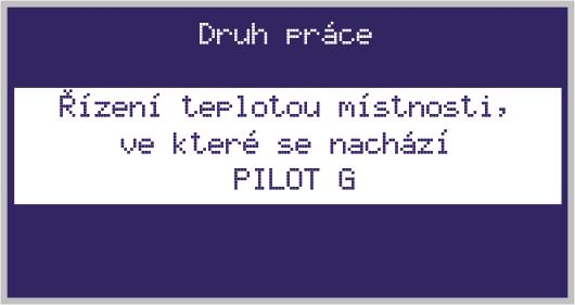 připojený k regulátoru firmy PPHU ProND je vybaven dvěma režimy práce: - řízení teplotou kotle / teplotou tepelného okruhu: (zobrazuje teplotu kotle / teplotu tepelného okruhu, ke kterému je