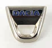Potisk: logo Dacia na vnitřní straně deštníku a jeho pouzdru.