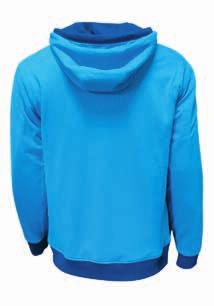 14 i love blue 15 Oboustranná fleecová bunda 65 % bavlna, 35 % polyester. 2v1: oboustranná a dvoubarevná.