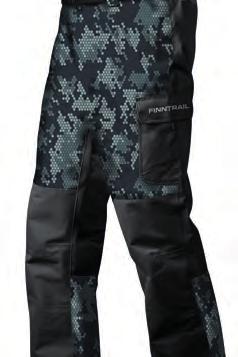 Bunda i kalhoty jsou vyrobené z odolné třívrstvé tkaniny s membránou HARD-TEX,