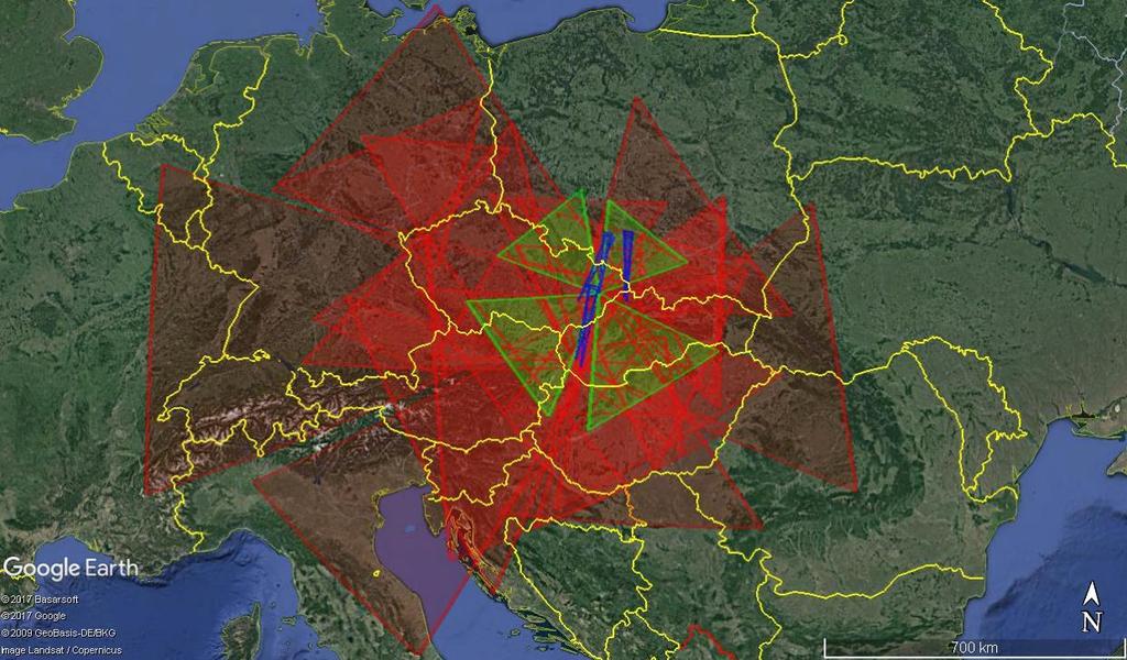 Slovak Video Meteor Network (SVMN) a dalšími podobnými sítěmi v oblasti střední Evropy (maďarská síť HMN, polská síť PFN, atd.). Během sedmi let provozu prošla síť CEMeNt rozsáhlým vývojem.