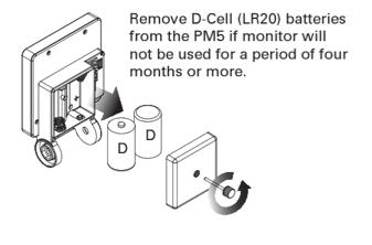 Výměna baterií & údržba Údržba Používejte pouze lehce zvlhčený hadřík na otření monitoru (nepoužívejte čistící spreje a nenechávejte monitor na dešti). Baterie Používejte pouze D baterie (LR20).