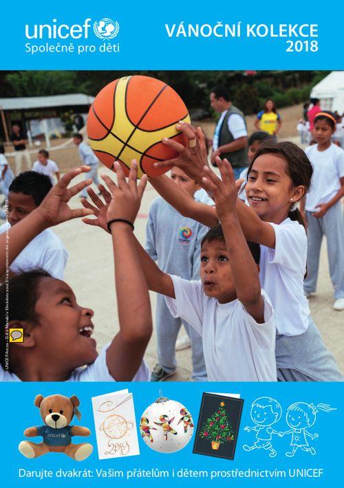 Naši zákazníci si oblíbená blahopřání, kalendáře a dárkové zboží s logem UNICEF mohli vybrat z nabídky našeho e-shopu na www.unicefcards.