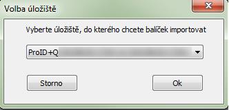 4. Ponechat přednastavené úložiště ProID+ 5. Pro import certifikátu bude vyžadován PIN 6.