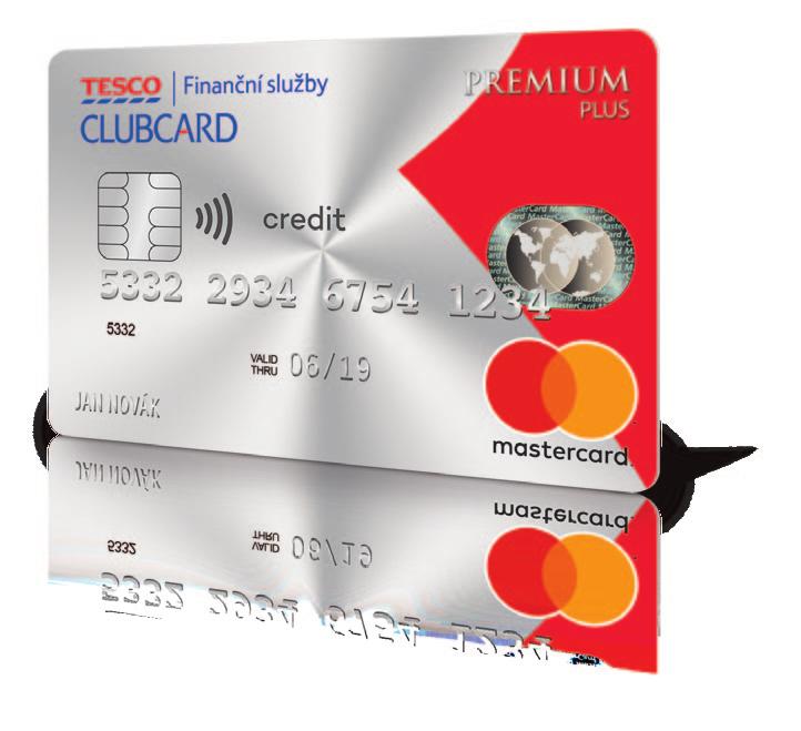 Zákaznická linka Clubcard kreditní karty Premium PLUS 542 100 200 (Po Pá 8.00 18.00 hod.) www.