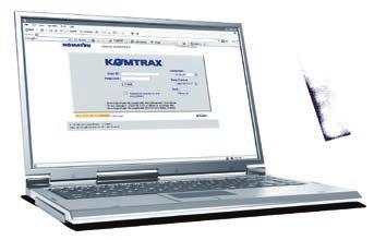 Využití cenných informací o stroji, zjištěných přes webové rozhraní KOMTRAX optimalizuje plánování údržby stroje a jeho výkonnosti.