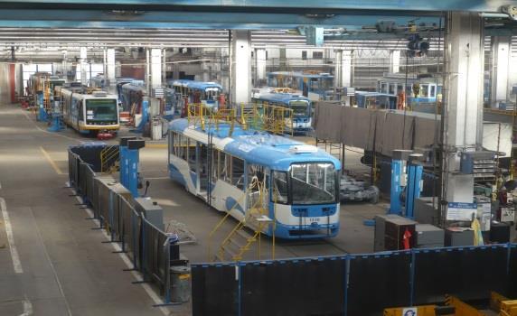 Opravy, modernizace a výroba elektrických prostředků veřejné dopravy: tramvají, trolejbusů