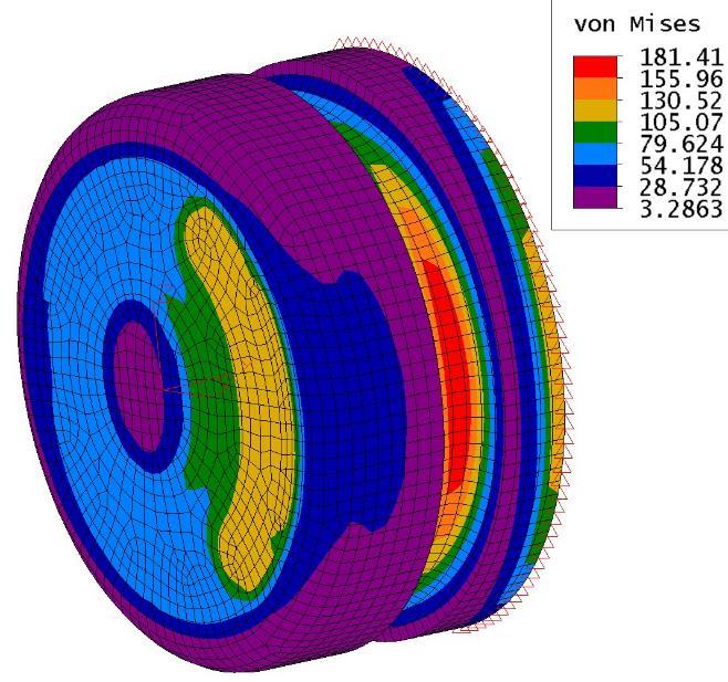 Okrajové podmínky geometrické okrajové podmínky V daném místě a směru na povrchu tělesa lze zadat pouze jednu z uvedených okrajových podmínek.