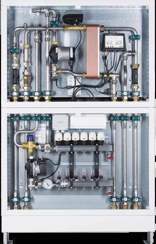 IDEÁLNÍ PRO NEJMENŠÍ TEPLOTNÍ ROZPĚTÍ Díky elektronické čerpadlové regulaci zvyšuje Taconova účinnost a energetickou hospodárnost bytových předávacích stanic.