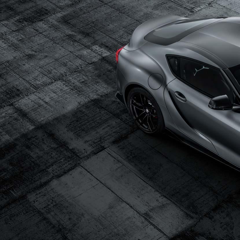 UMĚNÍ AERODYNAMIKY Každá křivka elegantní karoserie Toyoty GR Supra byla navržena na podporu co nejlepší aerodynamiky.