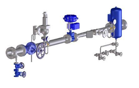 Redukční/Regulační ventily s pomocnou energií Regulační ventil s