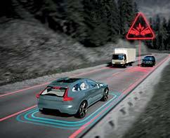 Srdce našeho programu bezpečnostních technologií tvoří systém City Safety, který Vám pomůže sledovat situaci před vozem a v případě potřeby Vám poskytne podporu v podobě automatického brzdění.