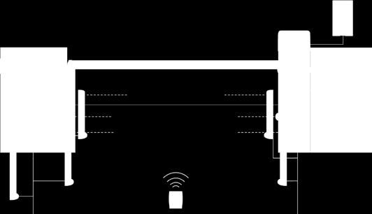 4 Elektromechanická závora určená pro soukromá, veřejná a firemní parkovišťe. X-BAR Fotobuňky lze upevnit přímo na tělo závory, díky připraveným otvorům.