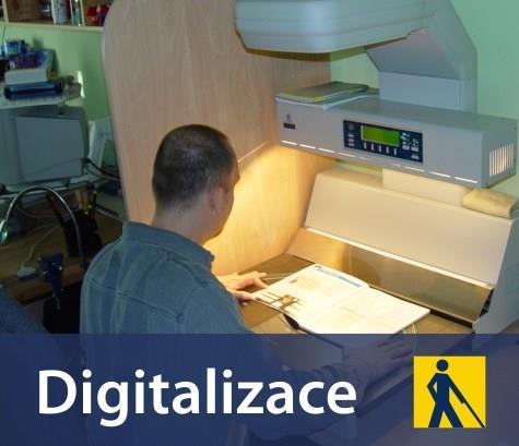 Digitální knihovna Jednou z oblastí, kde handicap zrakového postižení přináší nejtěžší důsledky, je oblast zpracování informací.