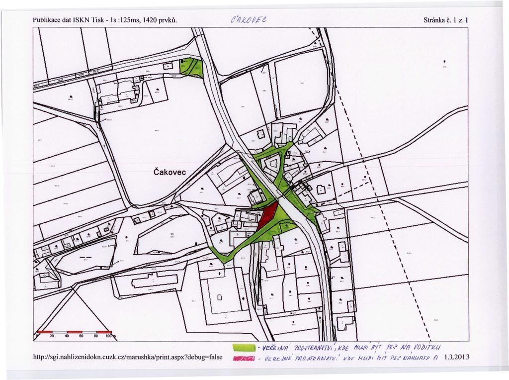 Publikace dat lskn Tisk - 1s :125ms, 1420 prvků. Stránka č. 1 z 1 Čakovec 40 DO 80 http://sgi.nahlizenidokn.cuzk.czlmarushka/print.aspx?