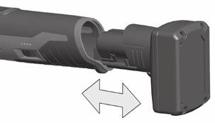 Antes de efectuar qualquer intervenção na máquina retirar o bloco acumulador. Voor alle werkzaamheden aan de machine de akku verwijderen. Ved arbejde inden i maskinen, bør batteriet tages ud.