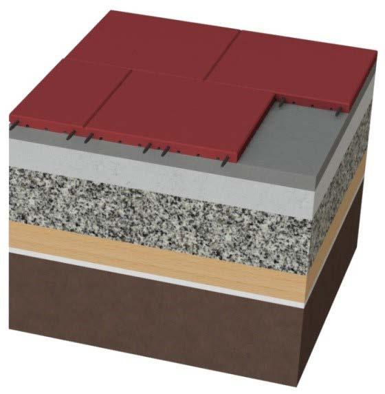 dlažba MAX3 DESKY tloušťky nad 35 mm Podloží cementovo-pískové (nebo chudý beton) poměr 1:4 tloušťka vrstvy 5 10 cm Drcené kamenivo, strojně zhutněný štěrk (frakce 0 4 mm) tloušťka vrstvy 1 2 cm