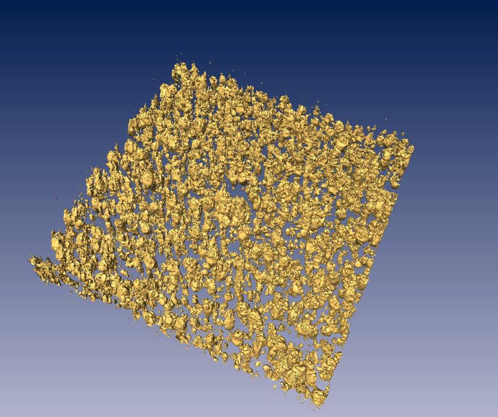 nanokompozitních vrstev Sn/plazmový polymer určeny 3D skeny rozloženíčástic Sn v