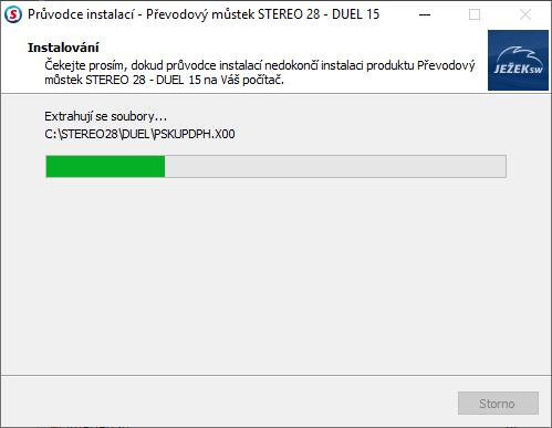 stránek i po stažení programu na pevný disk počítače).