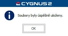 5. Pokračuji klepnutím na OK. 6. Díky tomuto symbolu poznám, že jsou soubory již uloženy. Soubory KDAVKA.