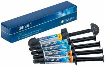 4 FAZETOVÁNÍ Signum Composite / Signum Ceramis Světlem polymerující fazetovací C+B mikrofilní materiál k fazetování korunek a můstků, ke zhotovování inlejí, onlejí, fazet, korunek a můstků, i bez
