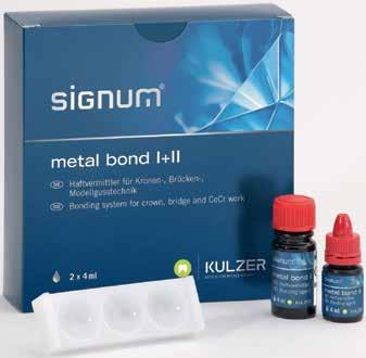 Signum Composite - Dentine, Margine, Enamel - 4 g 760,- Signum Ceramis - Dentine, Enamel - 4 g 880,- sada Metal Bond - 2 x 4 ml obj. č.