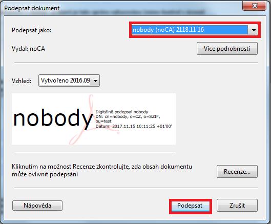 Po kliknutí na tlačítko Podepsat dojde k elektronickému podepsání zprávy a uzamčení formuláře, do které už nelze nic vepsat.