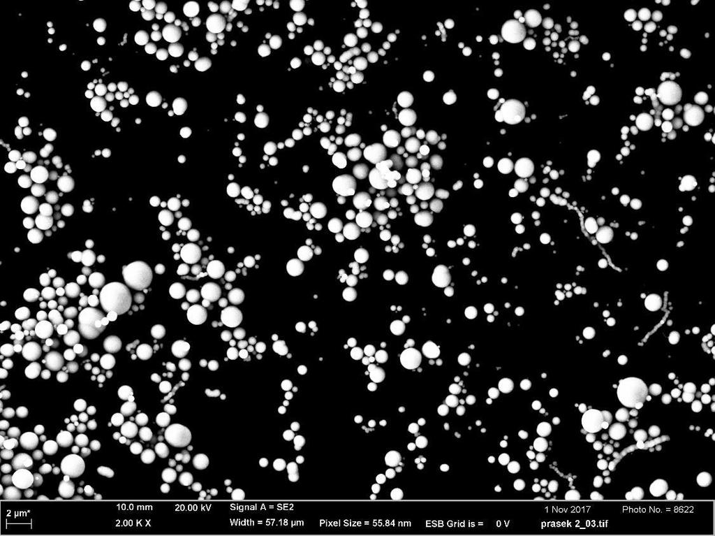 VIII-1 SEM snímek 2 μm