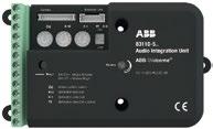 18 ABB-WELCOME MIDI DOMOVNÍ AUDIO A VIDEOTELEFONY spínací modul 1 výstup k připojení elektronického zámku nebo světla 1 vstup pro místní tlačítko 3 pracovní režimy: spínání externího