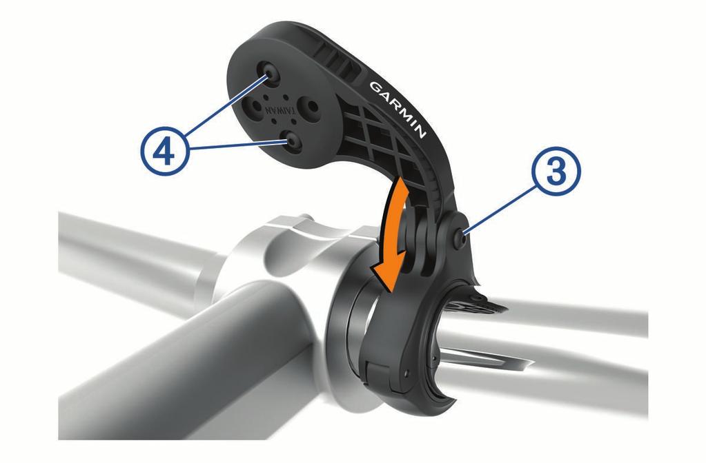 5 Pomocí 3mm imbusového klíče povolte šroub na ramenu držáku, umístěte držák do vhodné pozice a utáhněte šroub.