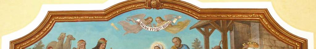 Freska na klenbě kostela Narození Panny Marie v Drysicích. Obrazem tohoto hledání jsou Mágové, vedení hvězdou až do Betléma (srv. Mt 2,1-12).