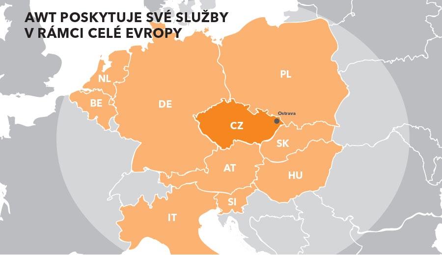 NAPŘÍČ VŠEMI OBORY A ODVĚTVÍMI DISPONUJE ROZSÁHLÝM VOZOVÝM PARKEM VÍCE NEŽ 160 LOKOMOTIV A 5 000 VOZŮ V ČESKÉ REPUBLICE VLASTNÍ TERMINÁL