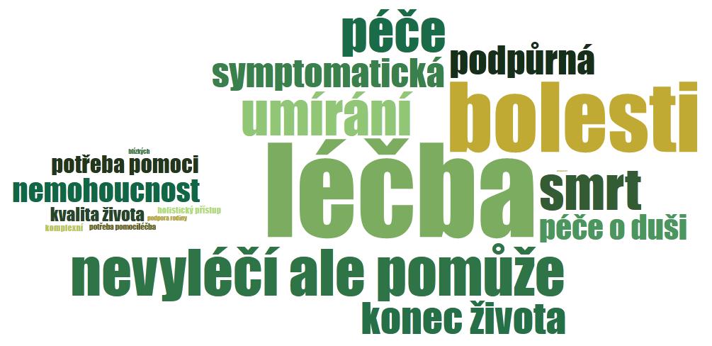 17% 28% 27% 39% 5% 15% 19% 14% Aniž bychom to chtěli jakkoli přivolávat, si představte, že jste nemocní a lékař vám řekne, že potřebujete PALIATIVNÍ LÉČBU. Máte představu, co to znamená, co vás čeká?