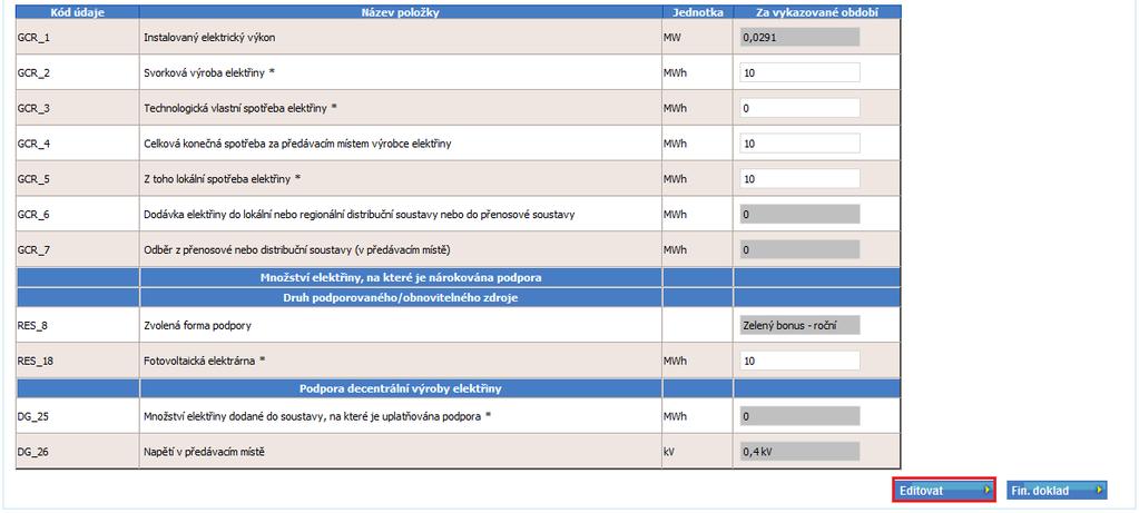 doklad je výrobci umožněn přístup na finanční doklad, pokud je již pro dané období do pdf vygenerován.