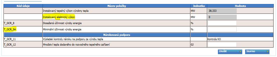 biomasa, nelze kombinovat s Geotermální energií, pokud byste tak učinili, odhalí to kontrola, která probíhá při ukládání výkazu a data se neuloží. 9.1.2 Formulář měsíčního výkazu od 1. 6.